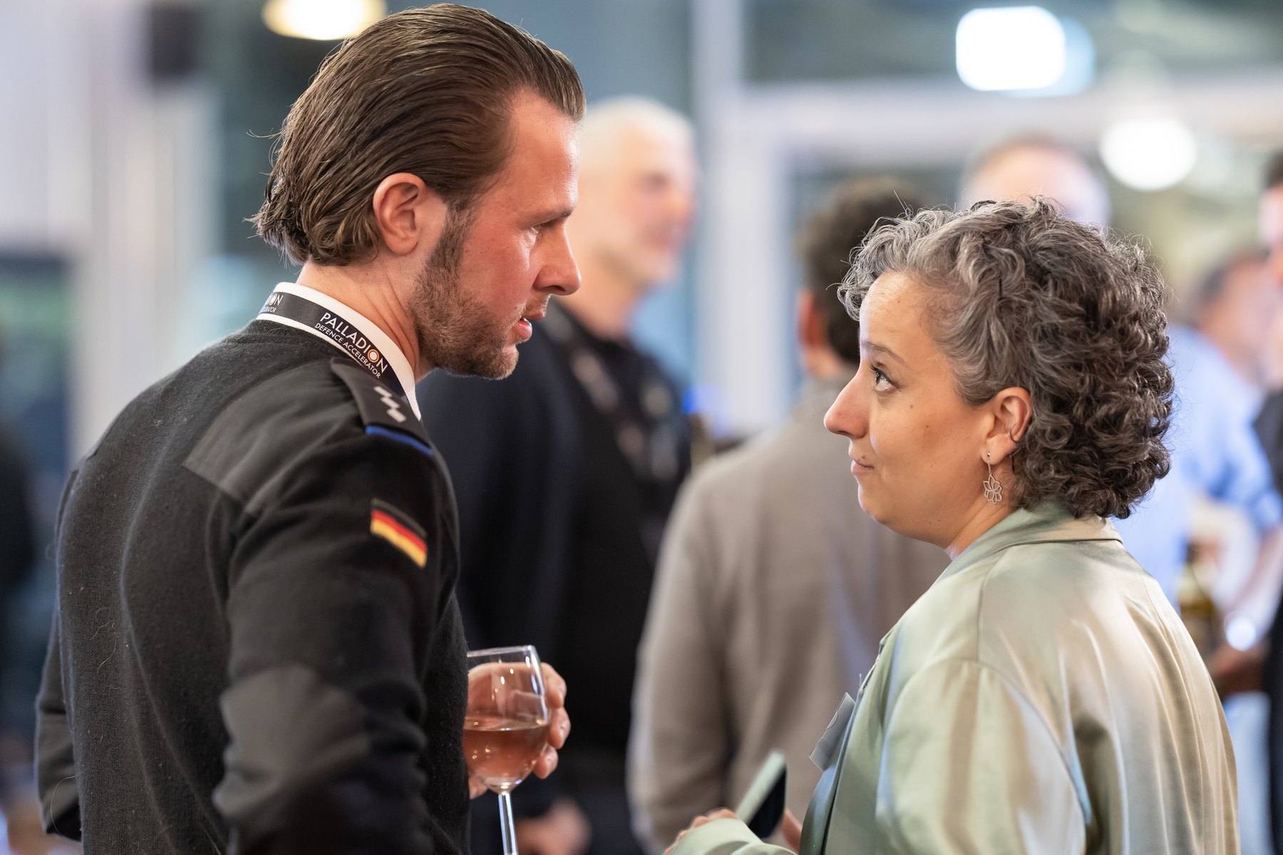 Thomas Kurz im konzentrierten Defence-Tech-Gespräch
