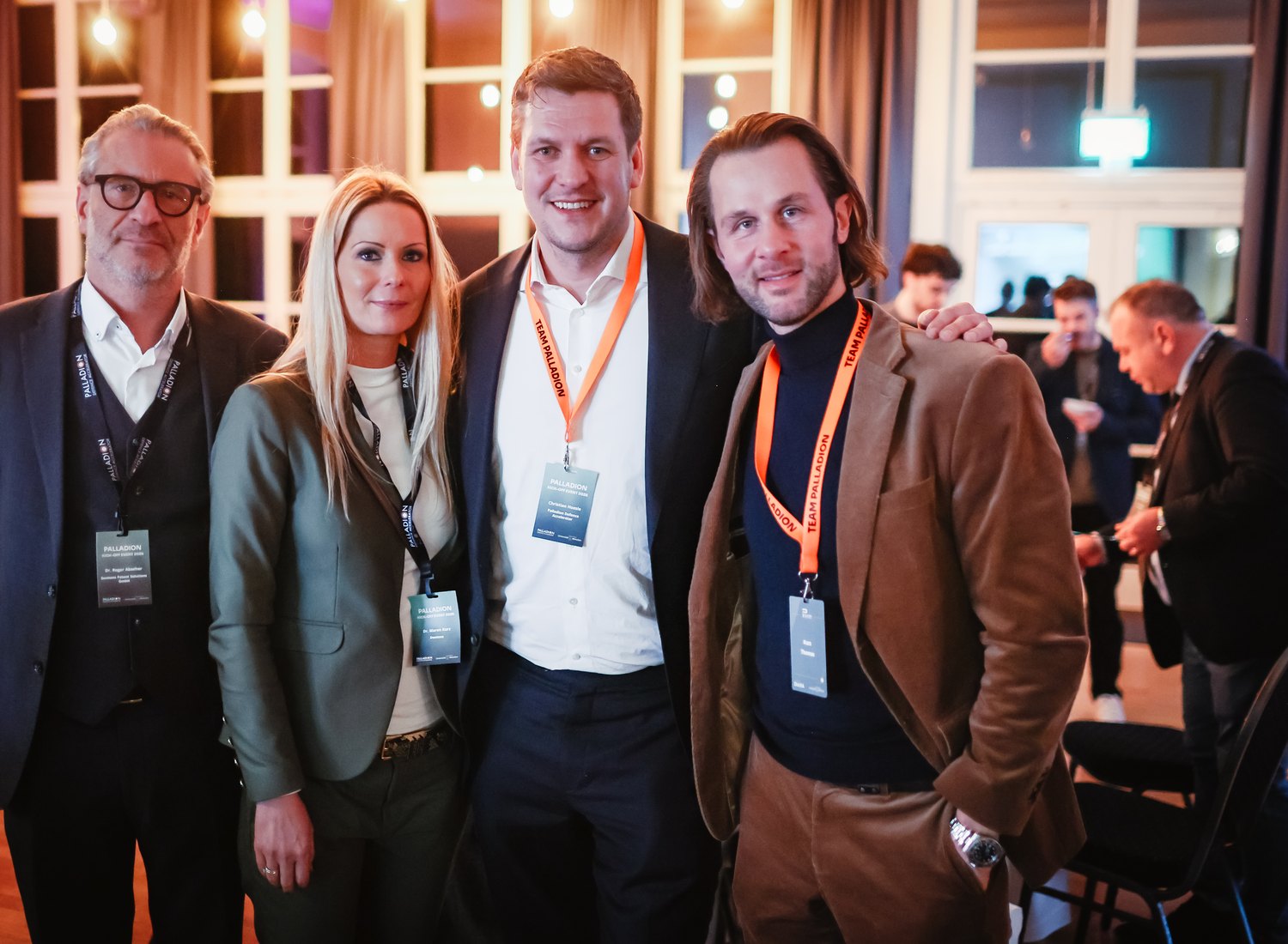 Thomas Kurz mit Palladion-Netzwerkpartnern